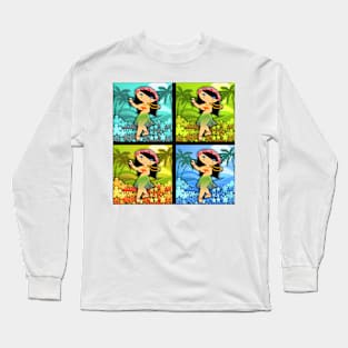 TropoGirl - Moon Garden Long Sleeve T-Shirt